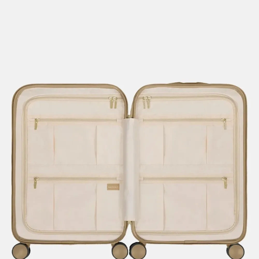 Handbagage Koffers^Suitsuit Fusion koffer 55 cm white swan