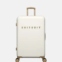 Reiskoffers^Suitsuit Fusion reiskoffer 66 cm white swan