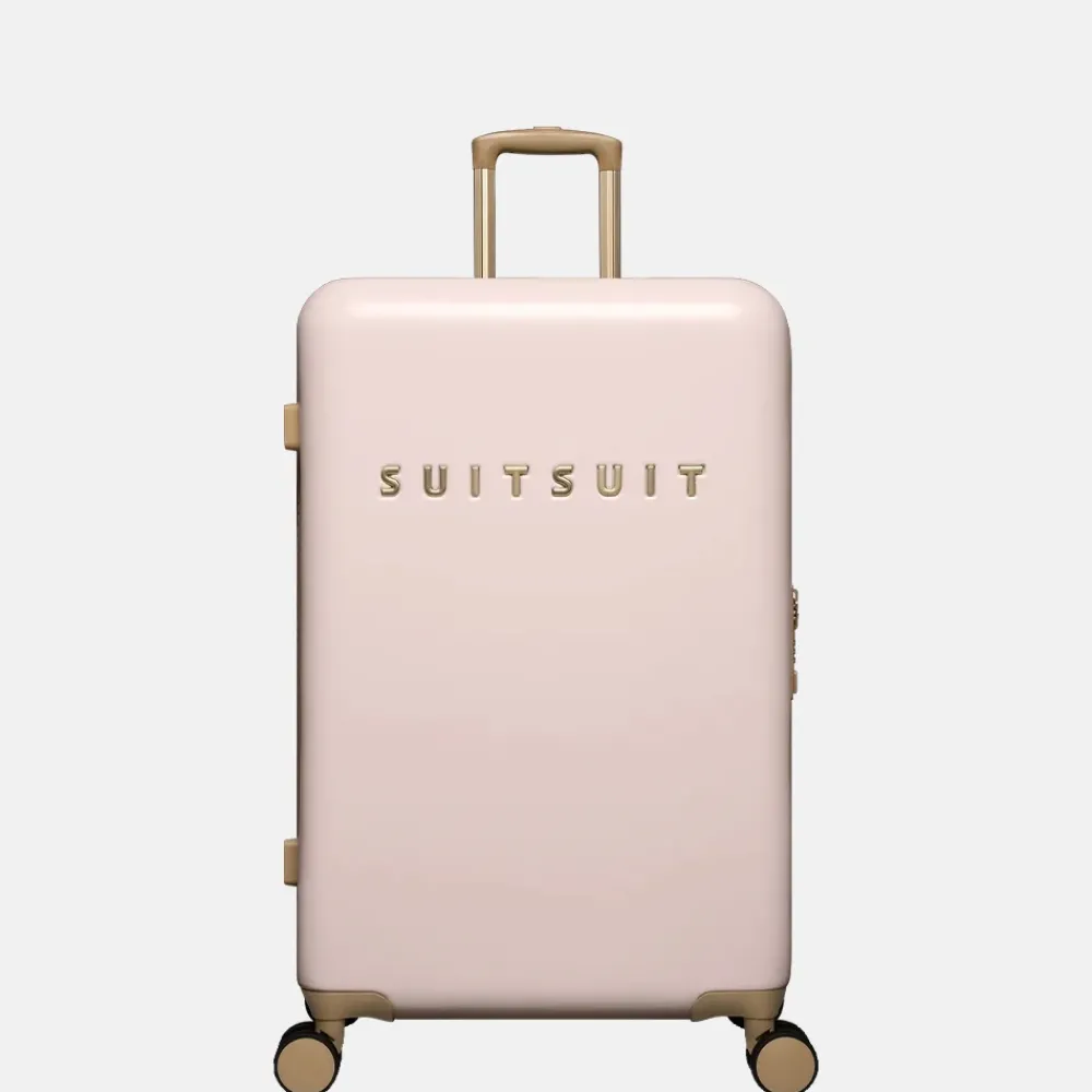 Reiskoffers^Suitsuit Fusion reiskoffer 66 cm rose pearl
