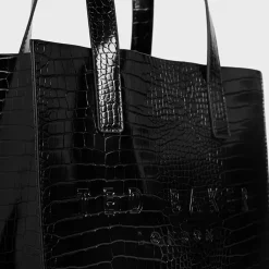 Shoppers^Ted Baker Reptcon shopper black