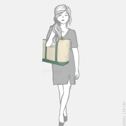 Shoppers^Tommy Hilfiger canvas tote shopper green