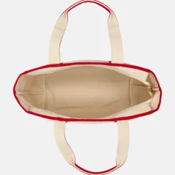 Shoppers^Tommy Hilfiger canvas tote shopper red