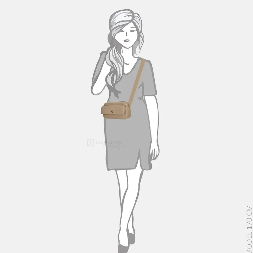 Crossbody Tassen^Tommy Hilfiger Distinct crossbody tas coastal taupe