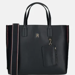 Handtassen^Tommy Hilfiger Distinct Satchel Corp handtas blue