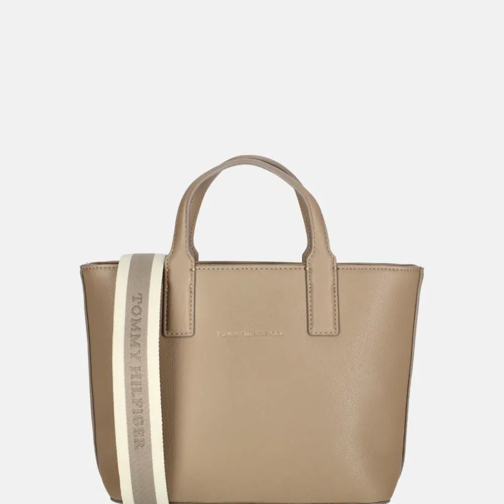 Shoppers^Tommy Hilfiger logotape shopper coastal taupe
