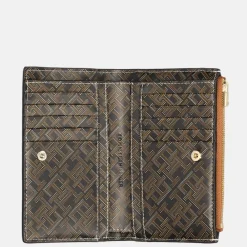 Dames Portemonnees^Tommy Hilfiger Monoplay slim wallet portemonnee black/tan mix