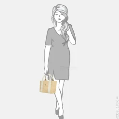 Handtassen^Tommy Hilfiger Riet Spring Logotape handtas mini beige
