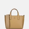 Handtassen^Tommy Hilfiger soft logo mini tote handtas safari canvas