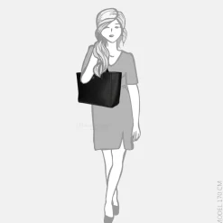 Shoppers^Tommy Hilfiger soft logo tote shopper black