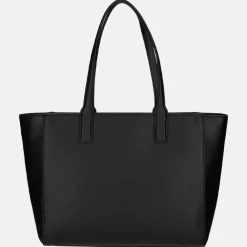 Shoppers^Tommy Hilfiger soft logo tote shopper black