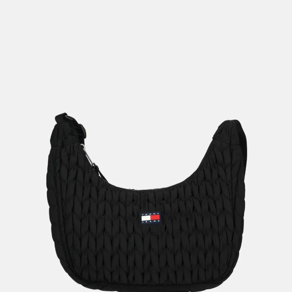 Schoudertassen^Tommy Hilfiger Urban guilted schoudertas black
