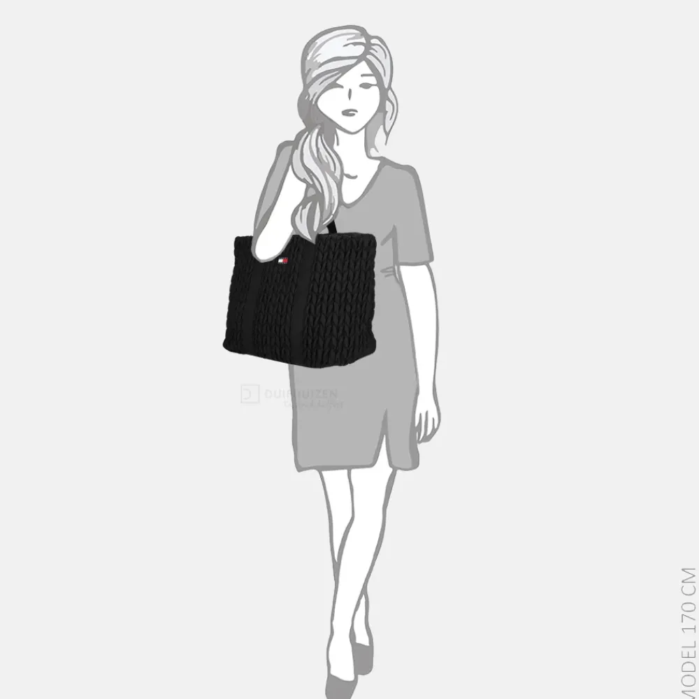 Shoppers^Tommy Hilfiger Urban Quilted shopper black