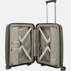 Handbagage Koffers^Travelite Air Base handbagage koffer 55cm olive