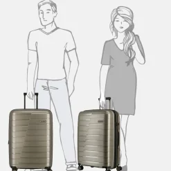 Reiskoffers^Travelite Air Base koffer 67 cm champagne