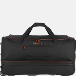 Reistassen Op Wielen^Travelite Basics reistas 70 cm black/orange