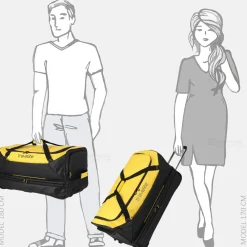 Reistassen Op Wielen^Travelite Basics reistas op wielen 70 cm yellow