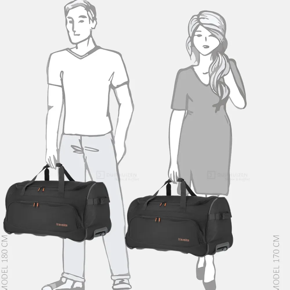 Reistassen Op Wielen^Travelite Basics reistas 70 cm black