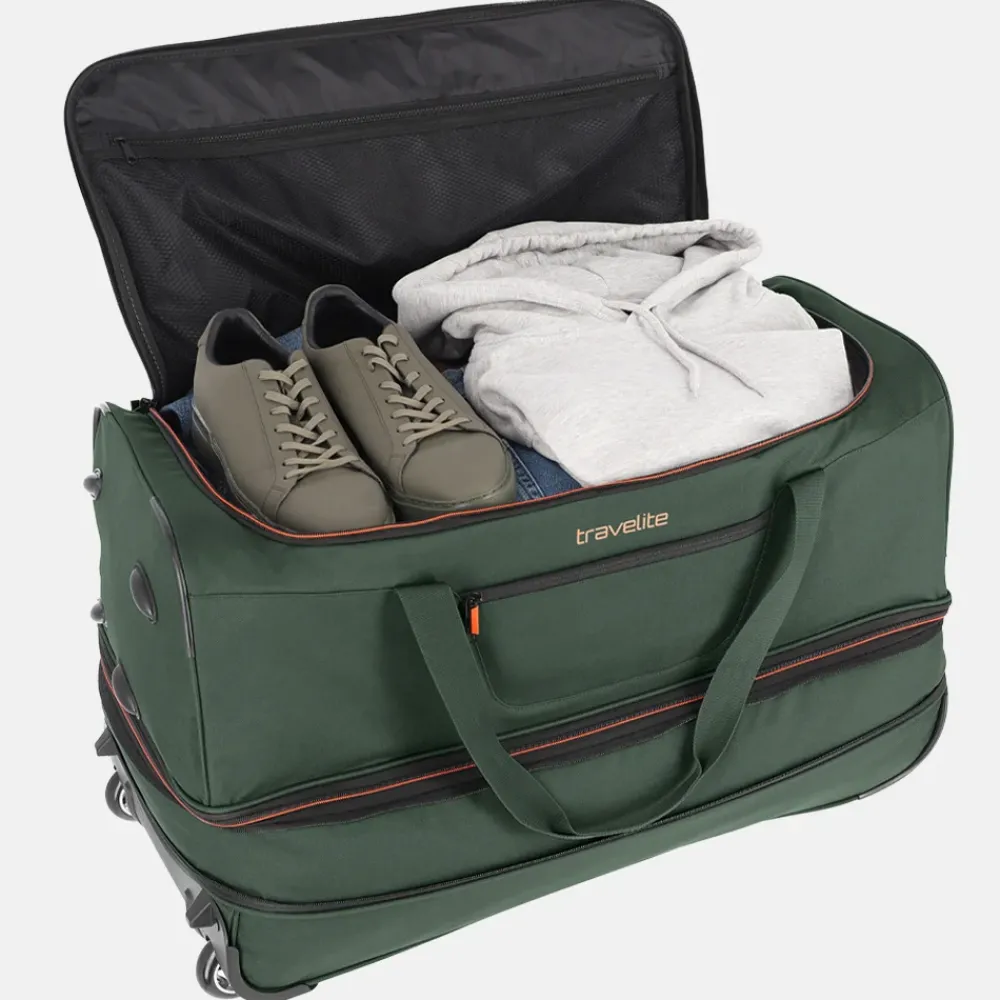 Reistassen Op Wielen^Travelite Basics reistas 70 cm khaki