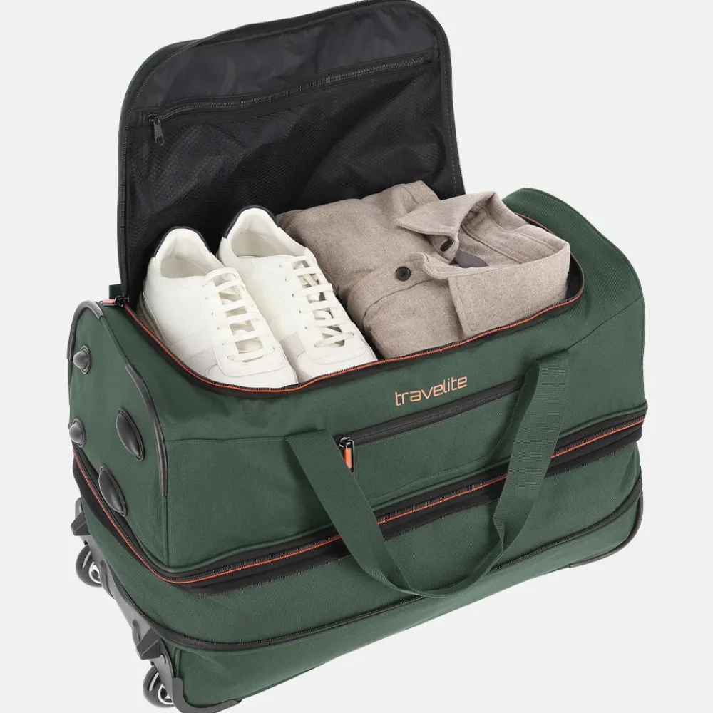 Handbagage Tassen | Reistassen Op Wielen^Travelite Basics reistas 55 cm dark green