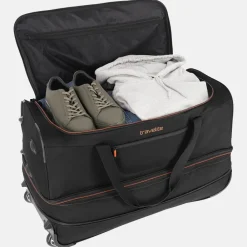 Reistassen Op Wielen^Travelite Basics reistas 70 cm black/orange