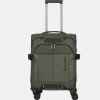 Handbagage Koffers^Travelite Briize handbagage koffer 55 cm khaki