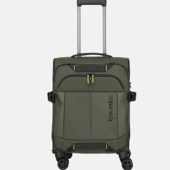 Handbagage Koffers^Travelite Briize handbagage koffer 55 cm khaki