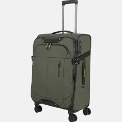 Reiskoffers^Travelite Briize koffer 67 cm M expandable khaki