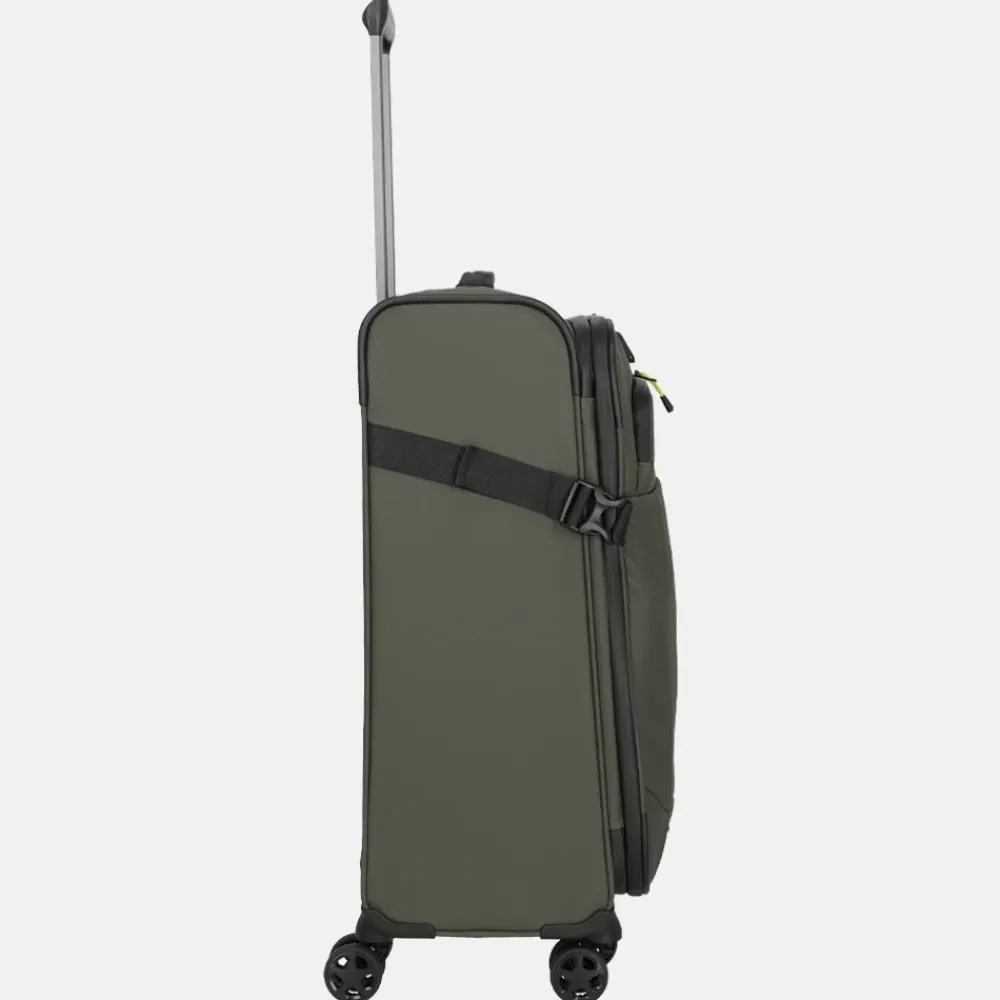 Reiskoffers^Travelite Briize koffer 67 cm M expandable khaki