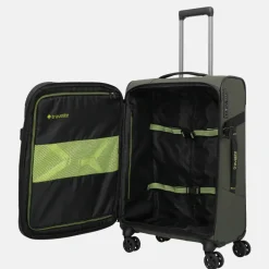 Reiskoffers^Travelite Briize koffer 67 cm M expandable khaki