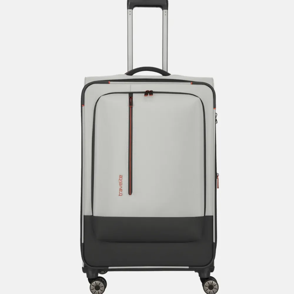 Reiskoffers^Travelite Crosslite 5.0 reiskoffer 77 cm beige