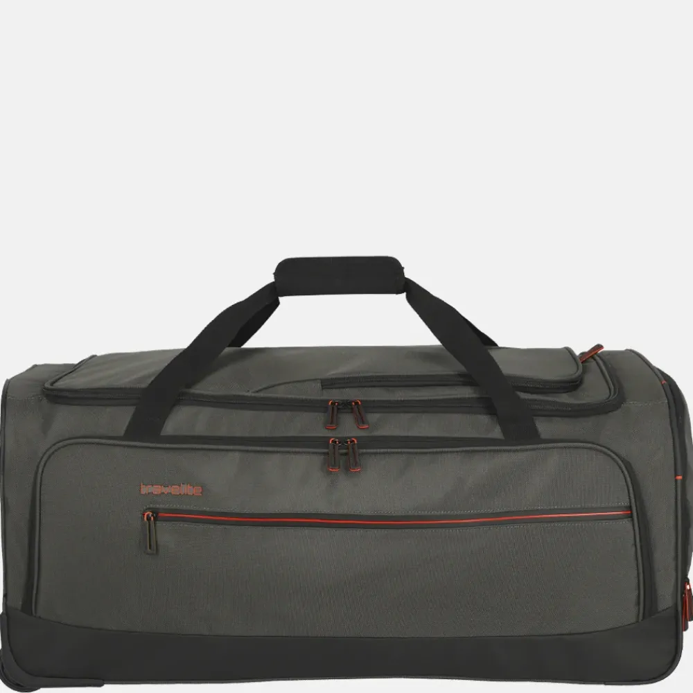 Reistassen Op Wielen^Travelite Crosslite 5.0 reistas op wielen L dark olive