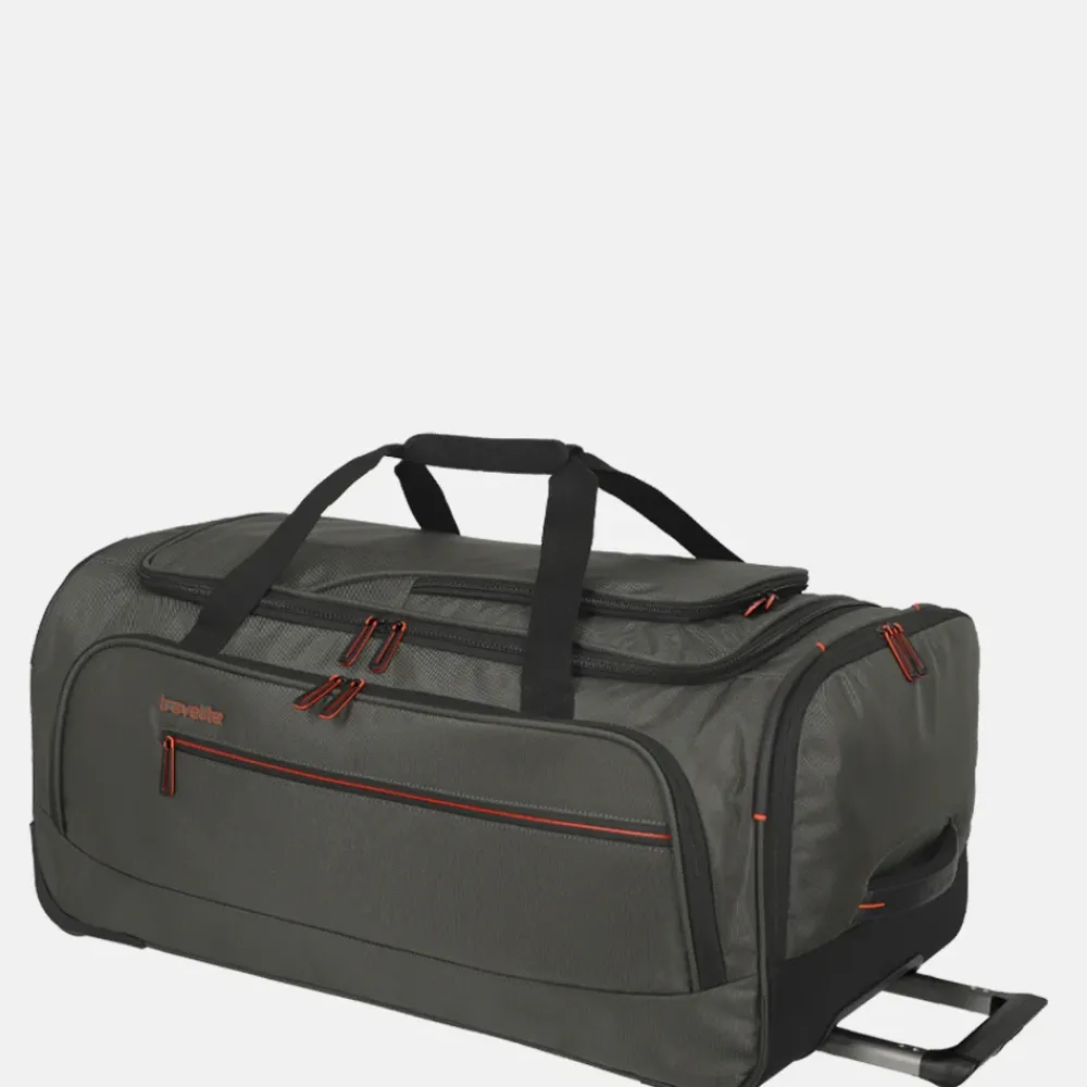 Reistassen Op Wielen^Travelite Crosslite 5.0 reistas op wielen M dark olive