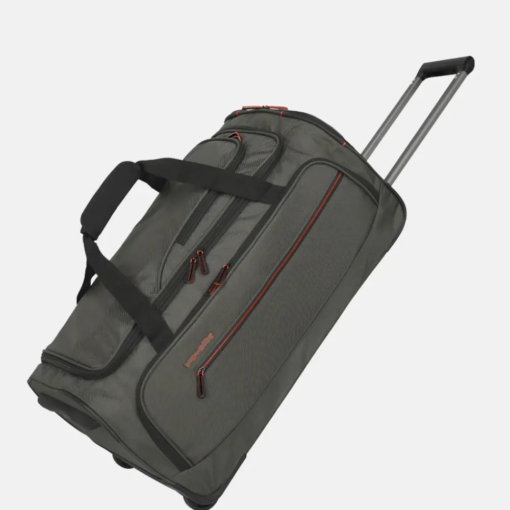 Reistassen Op Wielen^Travelite Crosslite 5.0 reistas op wielen M dark olive