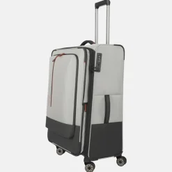 Reiskoffers^Travelite Crosslite 5.0 reiskoffer 77 cm beige