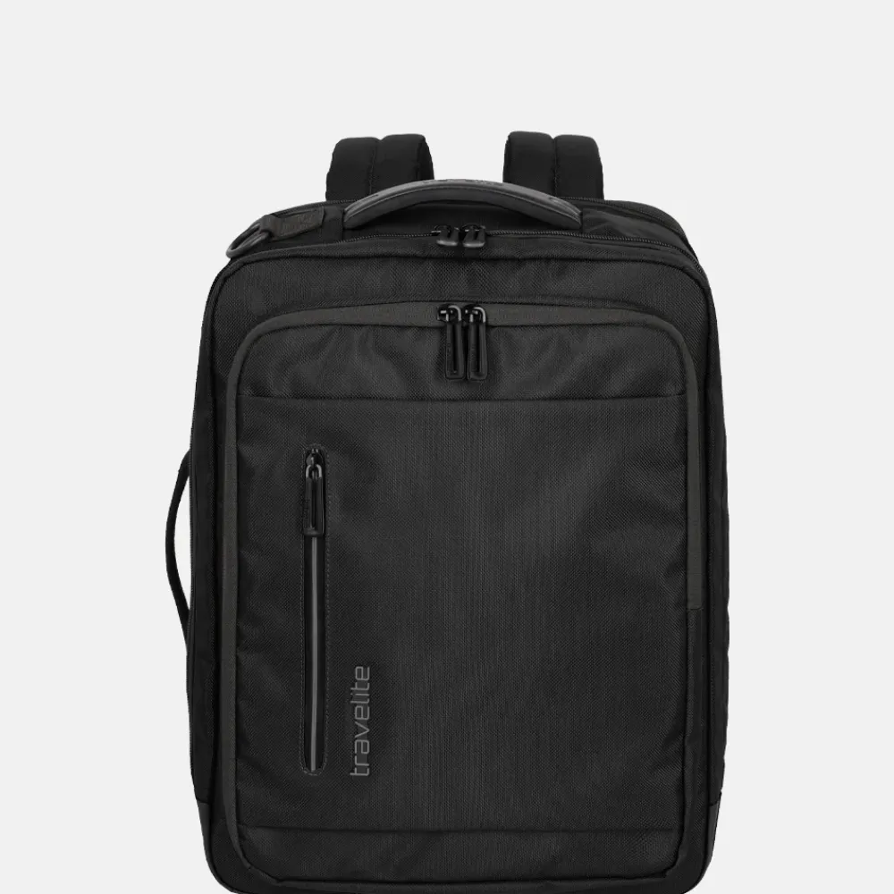 Handbagage Tassen | Underseaters^Travelite Crosslite 5.0 underseater rugzak black