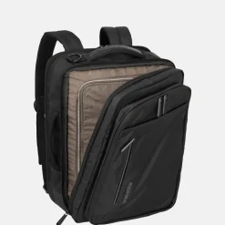 Handbagage Tassen | Underseaters^Travelite Crosslite 5.0 underseater rugzak black