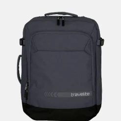 Vrijetijd Rugzakken^Travelite Kick Off Cabin Size backpack/weekender rugzak dark anthracite