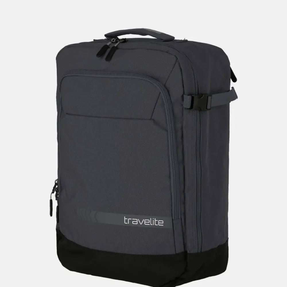 Vrijetijd Rugzakken^Travelite Kick Off Cabin Size backpack/weekender rugzak dark anthracite