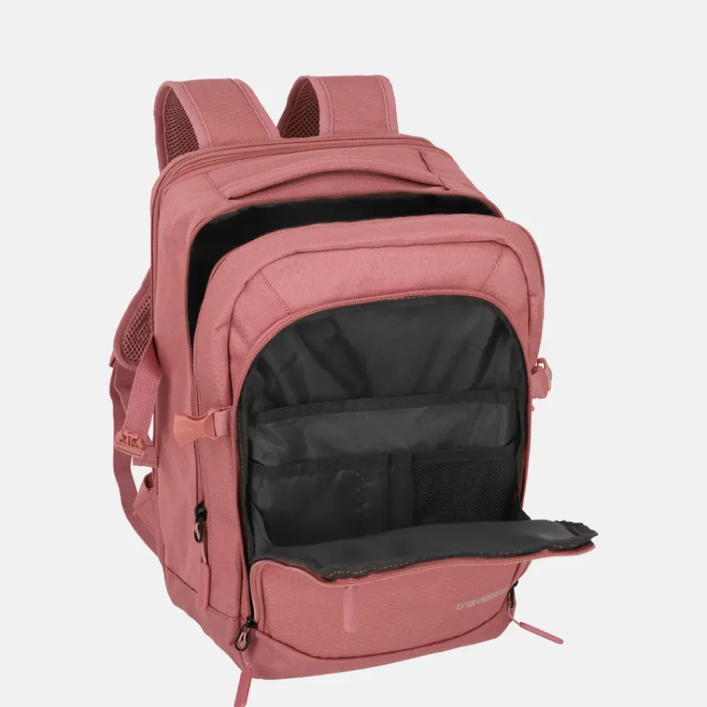 Handbagage Tassen | Underseaters^Travelite Kick Off Cabin rugzak 13 inch rose