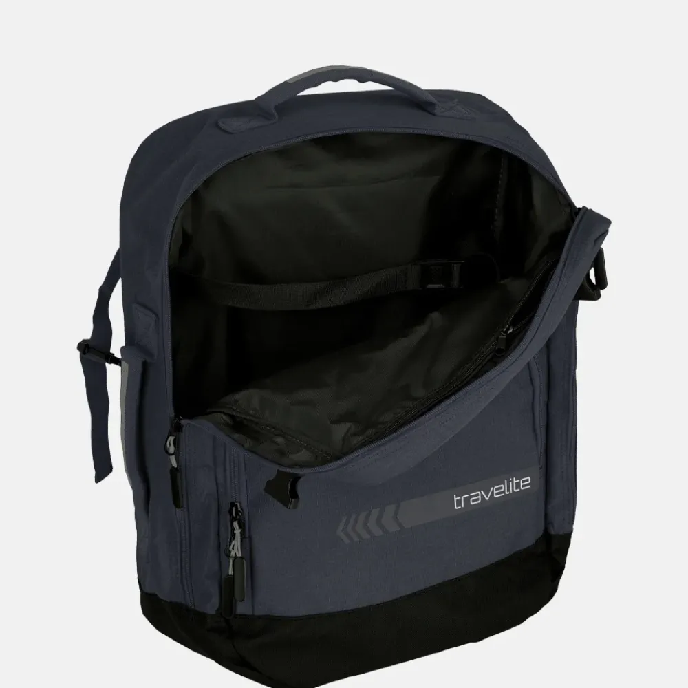 Vrijetijd Rugzakken^Travelite Kick Off Cabin Size backpack/weekender rugzak dark anthracite