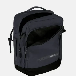 Vrijetijd Rugzakken^Travelite Kick Off Cabin Size backpack/weekender rugzak dark anthracite
