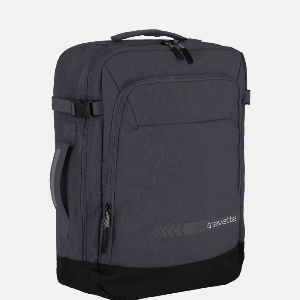 Vrijetijd Rugzakken^Travelite Kick Off Cabin Size backpack/weekender rugzak dark anthracite