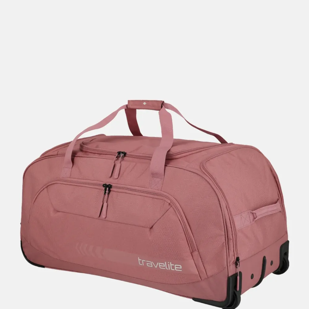 Reistassen Op Wielen^Travelite Kick Off Duffle wieltas XL rose
