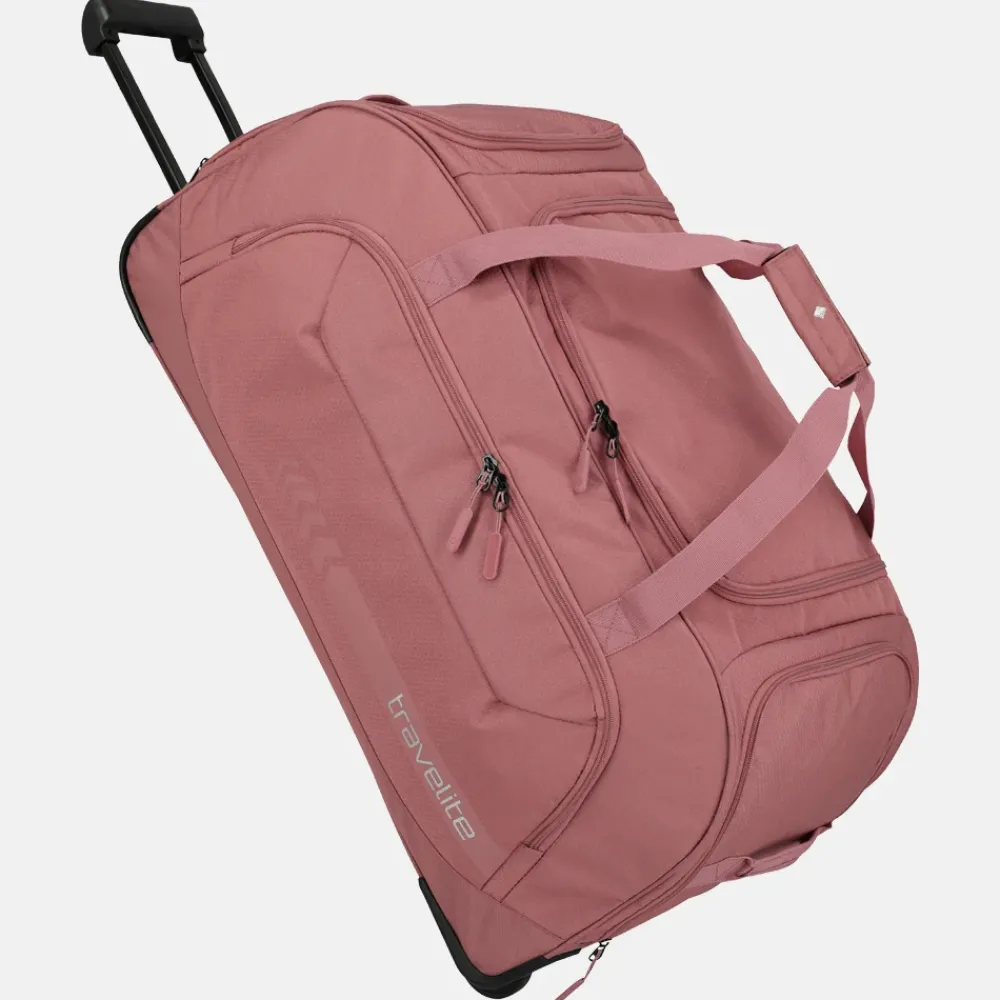 Reistassen Op Wielen^Travelite Kick Off Duffle wieltas XL rose