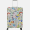 Kofferhoezen^Travelite kofferhoes L blue white