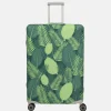 Kofferhoezen^Travelite kofferhoes L dark blue feather