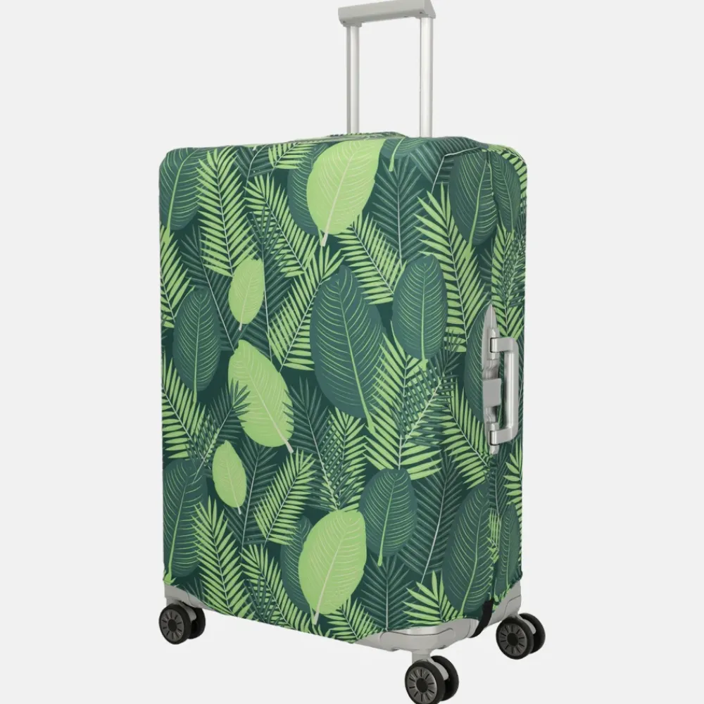 Kofferhoezen^Travelite kofferhoes L dark blue feather