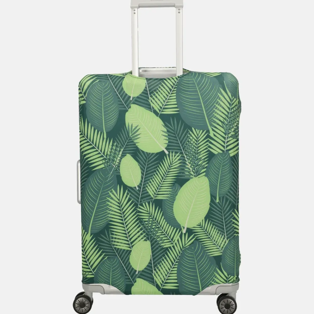Kofferhoezen^Travelite kofferhoes L dark blue feather