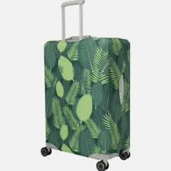Kofferhoezen^Travelite kofferhoes L dark blue feather