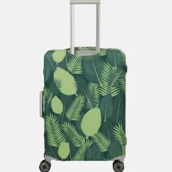 Kofferhoezen^Travelite kofferhoes M dark blue feather